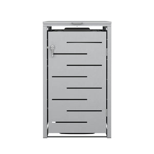 Boîte de rangement argentée de 240 L