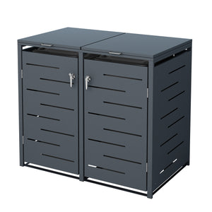 Poubelle anthracite de 480 L