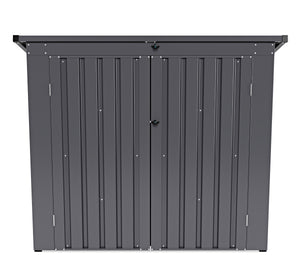 Abri de rangement pour poubelles 480L anthracite