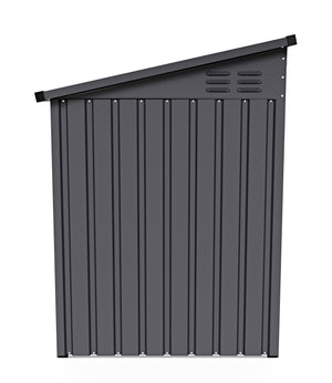 Abri de rangement pour poubelles 480L anthracite