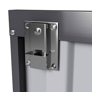 Abri de rangement pour poubelles 480L anthracite