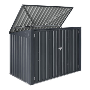 Contenitore portaoggetti Grebin per 2 contenitori, 173 x 101 cm, grigio scuro 