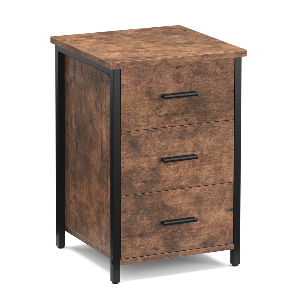 Comodino vintage BONITA, 40 x 60 cm, con 3 cassetti