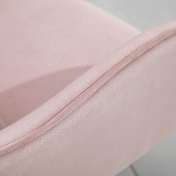 Bürostuhl mit Vibrationsfunktion USB-Schrittstelle Massagefunktion Lendenkissen höhenverstellbar Rosa