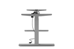 Cadre de table pour bureau assis-debout, gris, 160-180 cm