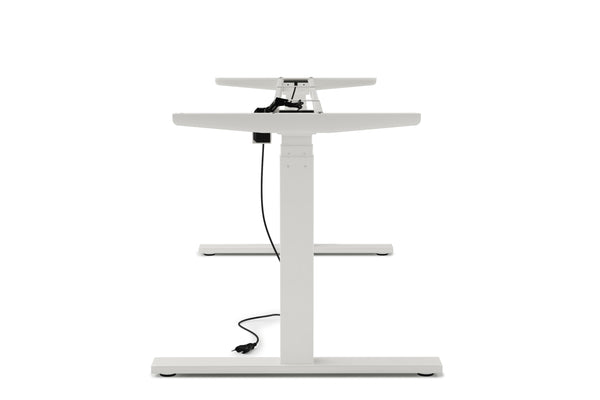 Cadre de table pour bureau assis-debout blanc 160 - 180 cm