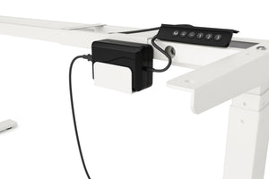 Cadre de table pour bureau assis-debout blanc 160 - 180 cm