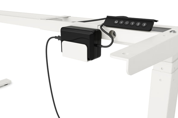 Cadre de table pour bureau assis-debout blanc 160 - 180 cm