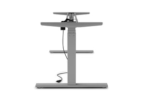 Cadre de table pour bureau assis-debout, gris, 180-200 cm