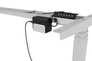 Cadre de table pour bureau assis-debout, gris, 180-200 cm