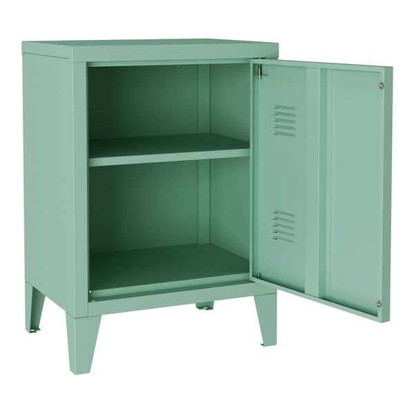 Nachttisch Inari Aktenschrank Pastellgrün matt