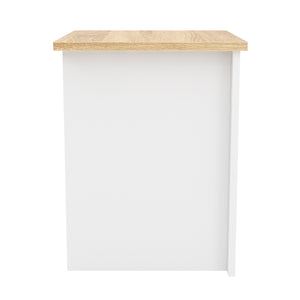Nachttisch ARLES mit 2 Schubladen 45 x 39 x 50 cm weiss