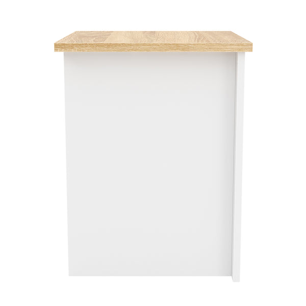 Nachttisch ARLES mit 2 Schubladen 45 x 39 x 50 cm weiss