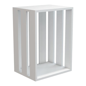 Tavolino Rønde 43x64x33cm Bianco