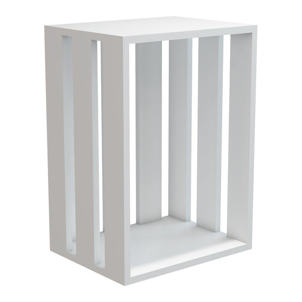 Tavolino Rønde 43x64x33cm Bianco