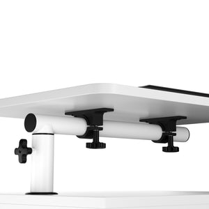 Nachttisch EIRA mit verstellbarer Tischplatte 50 x 90 cm weiss
