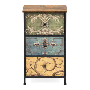 Nachttisch Vintage FIORELLA 42 x 72 cm