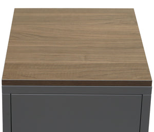 Nachttisch Industrial Stahl JAM-L84 63x40x40cm grau