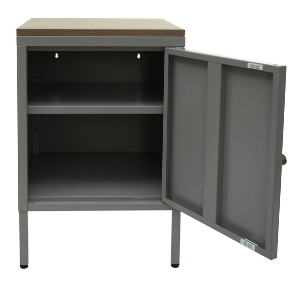 Nachttisch Industrial Stahl JAM-L84 63x40x40cm grau