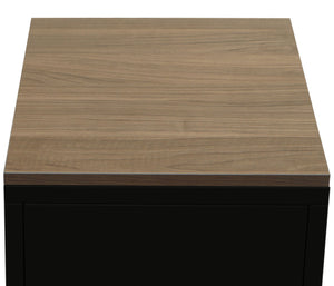 Nachttisch Industrial Stahl JAM-L84 63x40x40cm schwarz