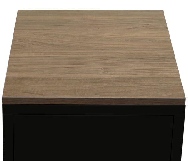 Nachttisch Industrial Stahl JAM-L84 63x40x40cm schwarz