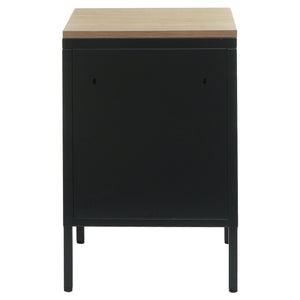 Nachttisch Industrial Stahl JAM-L84 63x40x40cm schwarz