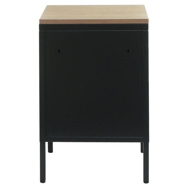 Nachttisch Industrial Stahl JAM-L84 63x40x40cm schwarz