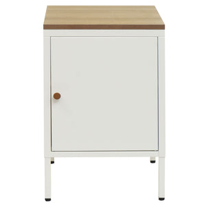 Nachttisch Industrial Stahl JAM-L84 63x40x40cm weiss