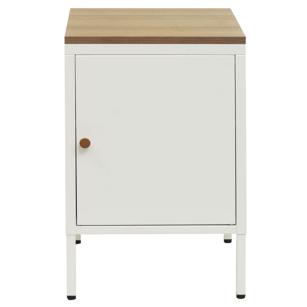 Nachttisch Industrial Stahl JAM-L84 63x40x40cm weiss