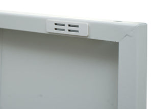 Nachttisch Industrial Stahl JAM-L84 63x40x40cm weiss