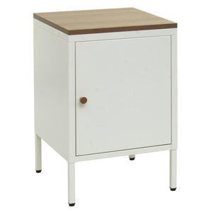 Nachttisch Industrial Stahl JAM-L84 63x40x40cm weiss