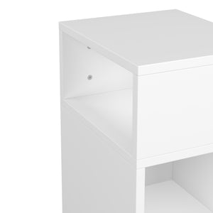 Nachttisch KLAUDIA 2er Set weiss