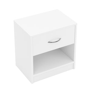 Nachttisch KRUK 39 x 41 cm 2er Set weiss