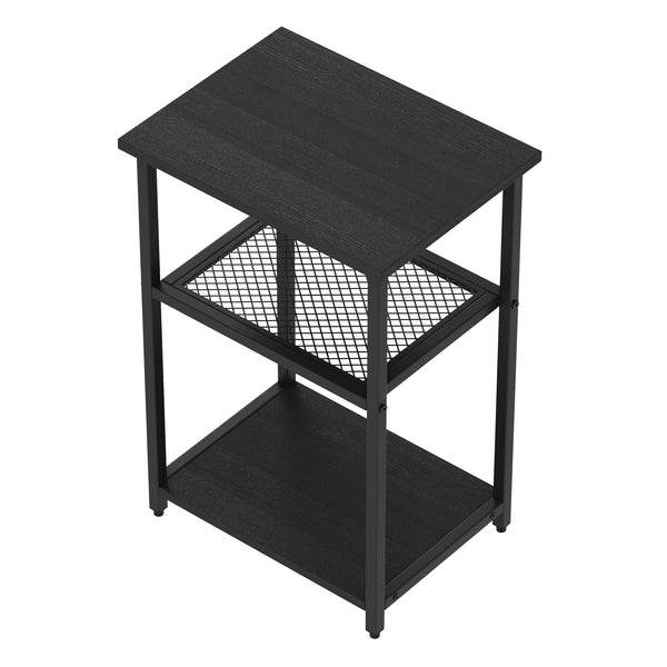 Nachttisch Metall STAN 39 x 59 cm schwarz