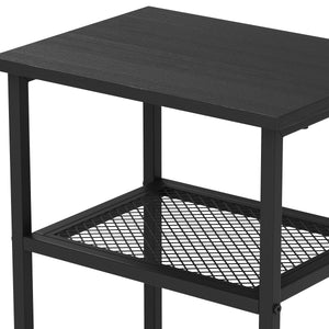 Nachttisch Metall STAN 39 x 59 cm schwarz