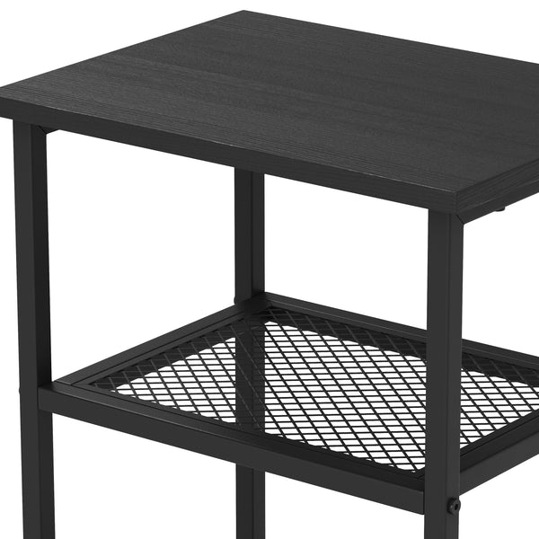 Nachttisch Metall STAN 39 x 59 cm schwarz