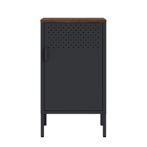 Nachttisch Metall AMET 40 x 76 cm schwarz
