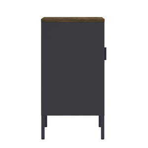 Nachttisch Metall AMET 40 x 76 cm schwarz