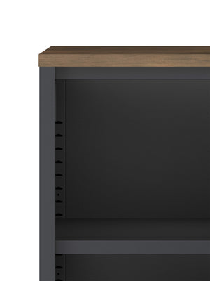 Nachttisch Metall AMET 40 x 76 cm schwarz