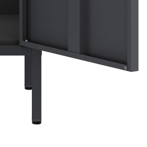 Nachttisch Metall AMET 40 x 76 cm schwarz