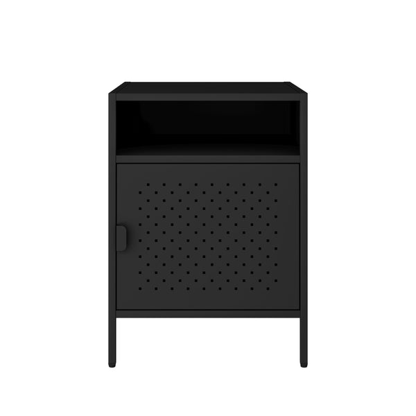 Nachttisch Metall AMET 40 x 55 cm schwarz