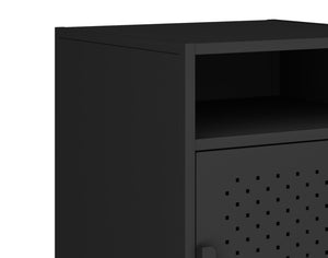 Nachttisch Metall AMET 40 x 55 cm schwarz