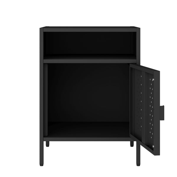 Nachttisch Metall AMET 40 x 55 cm schwarz