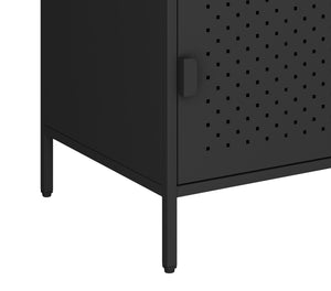 Nachttisch Metall AMET 40 x 55 cm schwarz