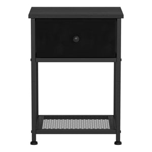 Nachttisch Metall ARCHIE 39 x 55 cm 2er Set schwarz