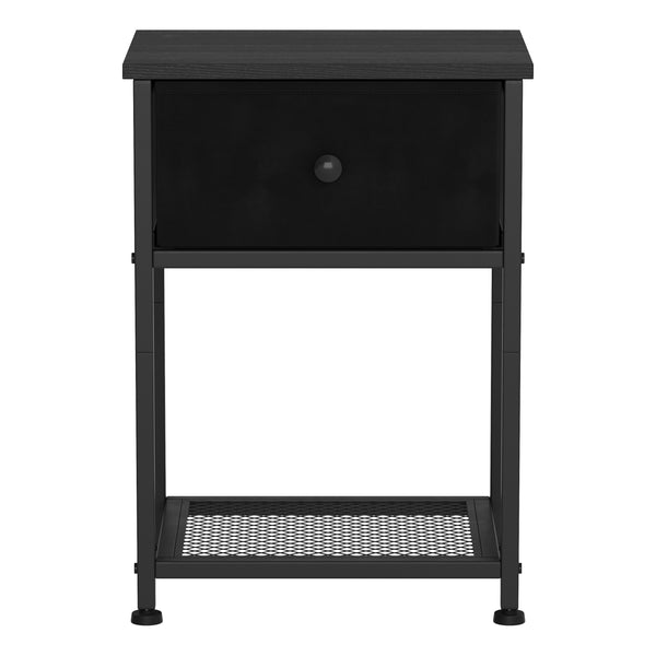 Nachttisch Metall ARCHIE 39 x 55 cm 2er Set schwarz