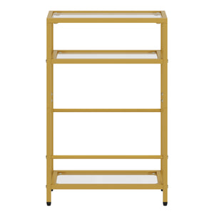 Nachttisch Metall SILVIA 40 x 62 cm 2er Set gold