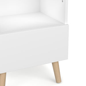 Nachttisch NORDIC 40 x 50 cm 2er Set weiss
