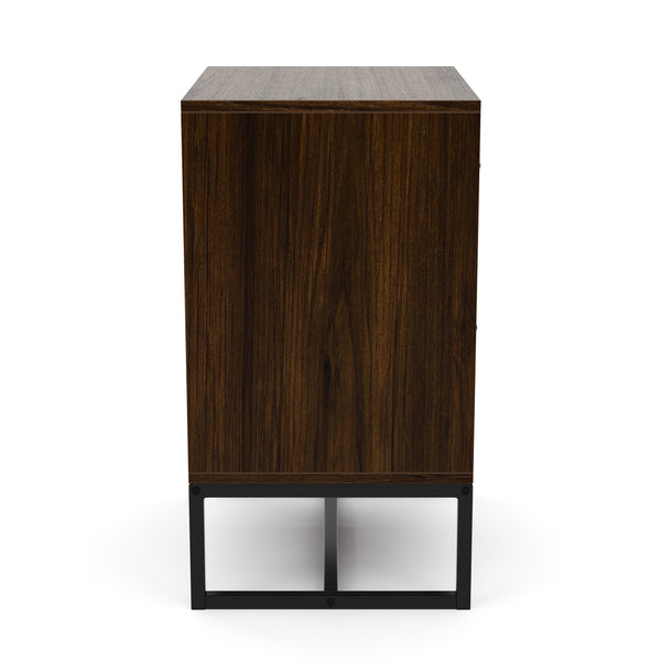 Nachttisch NORDRIFT 49 x 69 cm braun/weiss
