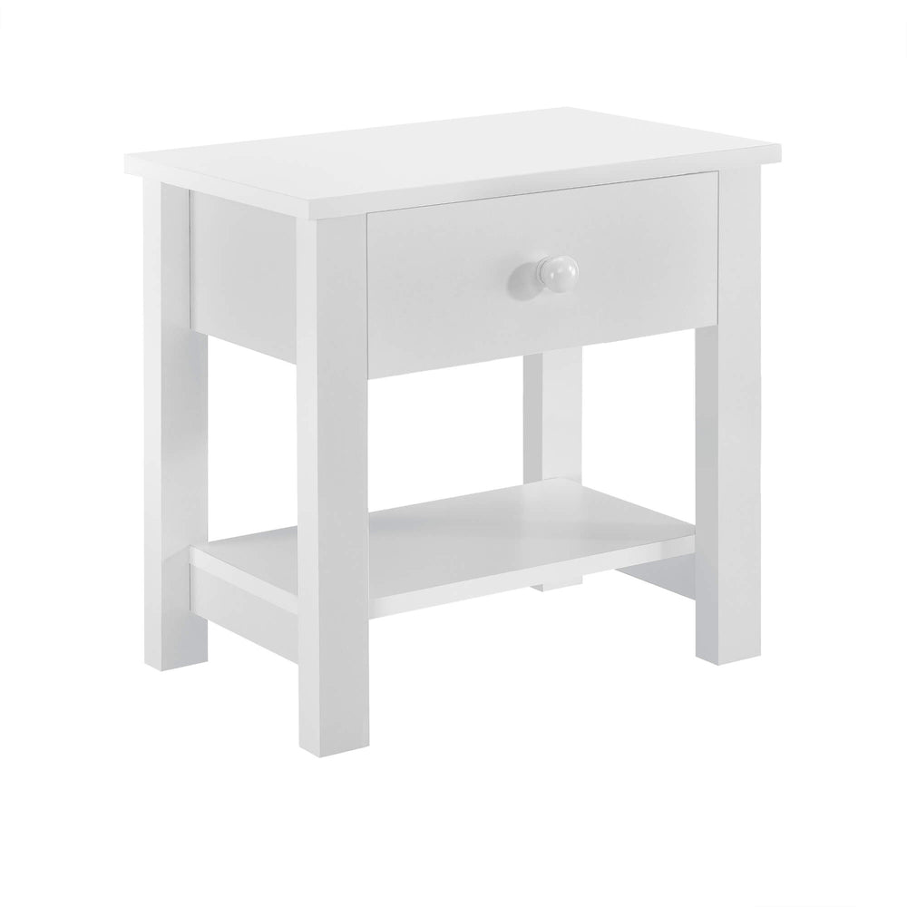 Comodino 40 x 29,7 x 41,5 cm Bianco